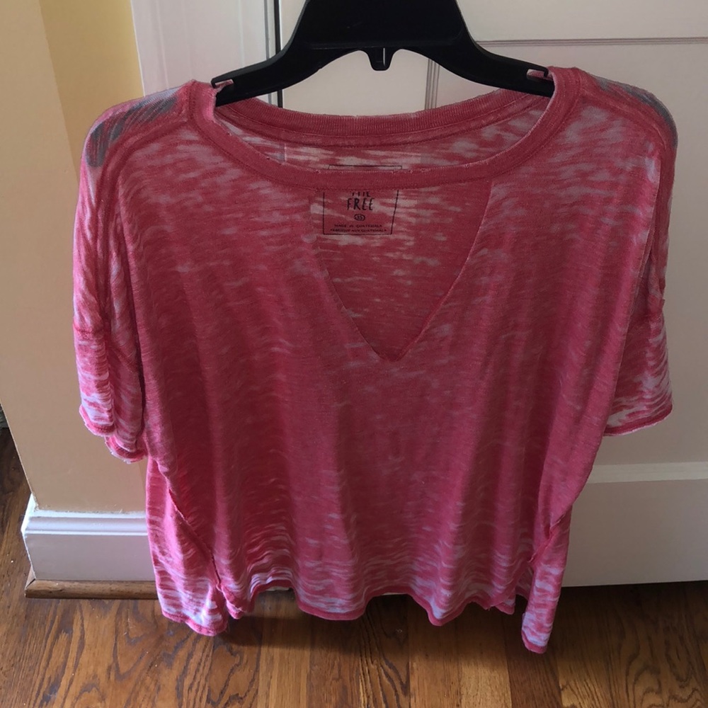 Free people T-shirt! Distressed style